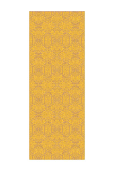 Mooncorn Soler Desen Shine Line Şal Vizon-Hardal