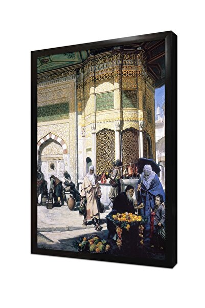 Tablosan 3. Tablou MDF înrămat de vânzători la Fântâna Ahmed