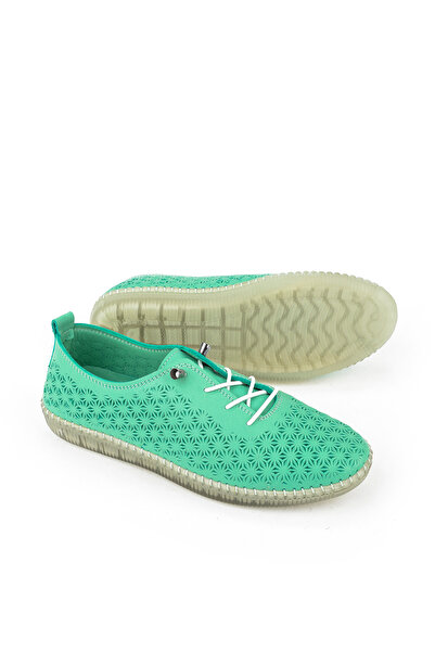 Ziya Жіночі шкіряні туфлі 1511010z02 Водонепроникні зелені