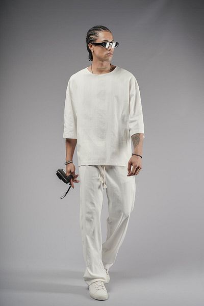 king brich Oversize Mold Linen Bottom Top Set