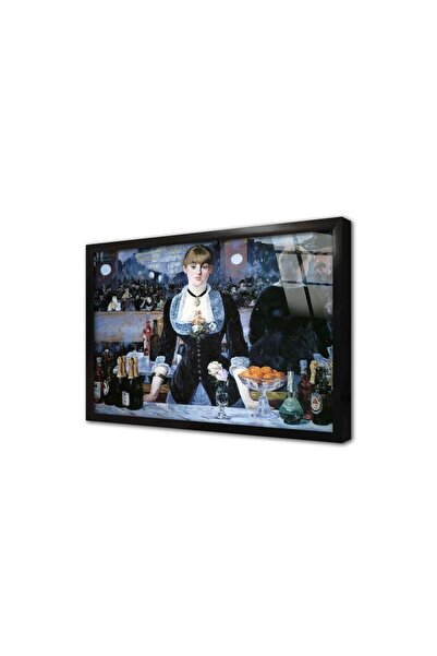 Tablosan Folies Bergere De Bir Bar Pictură pe sticlă înrămată