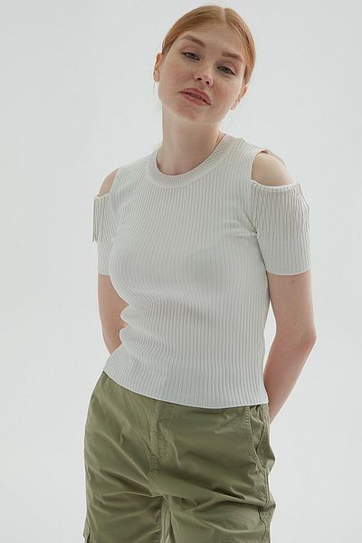 Fashion Friends Regular Fit Shoulder Detailed Blouse BLUZ 24Y0947K1