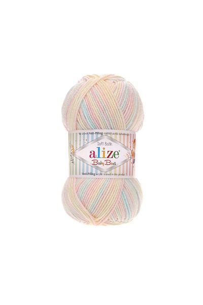 Alize Baby Best Batik Νήματα πλεξίματος χειρός 100 gr 1 Τεμάχιο Χρώμα 6655