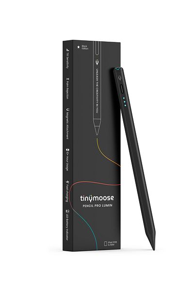Tinymoose Pencil Pro Lumin – 3 LED Battery Indicator, USB-C Charging, Palm Rejection - iPad 2018 and above