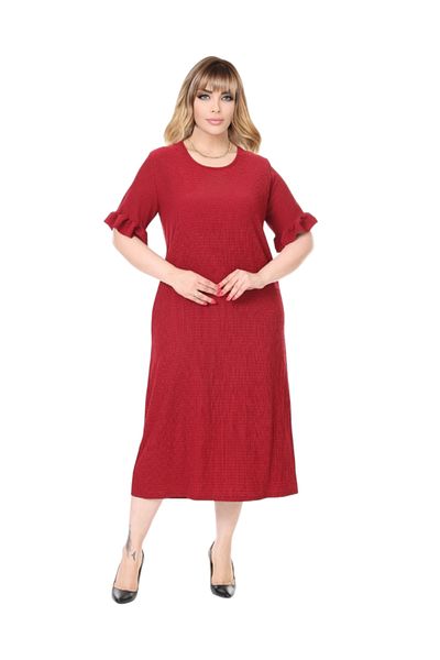 rotop Day dress, Short sleeves with ruffled ends