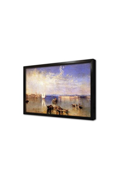 Tablosan Pictură MDF cu cadru cu bărci care se deschid în mare