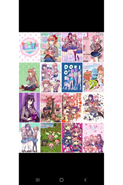 owl bag Doki Doki Literary Club Dizajnirao Sa deznom set fotokartica od 16'