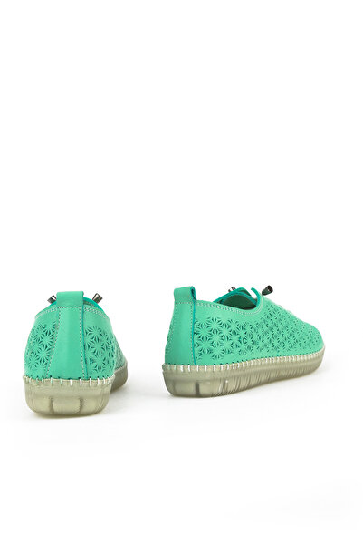 Ziya Жіночі шкіряні туфлі 1511010z02 Водонепроникні зелені