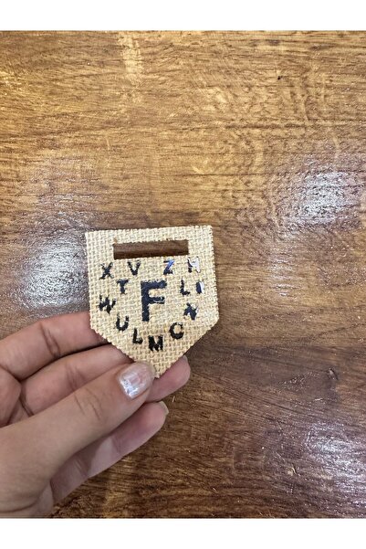 Gönülden Tasarım 6X5 CM PLETENI DIZAJN SA SLOVIMA, DŽEPNI VEZ, APLIKACIJA, SR...