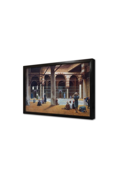 Tablosan Ζωγραφική σε MDF με κορνίζα, Λεόν Γερόμε, άσκοπος προσκόλλητος στην προσευχή