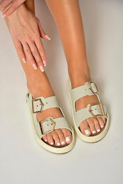 Fox Shoes U 596330302   Gray Suede Women's Sandals