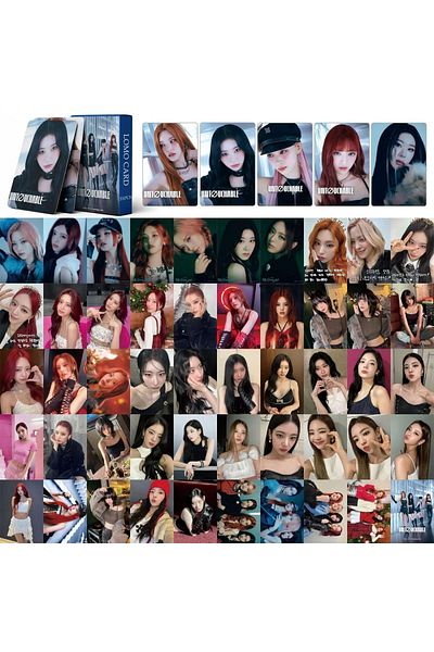 Kpop Dünyasi Itzy'' Untouchable'' Double Sided Printed Lomo Card Set
