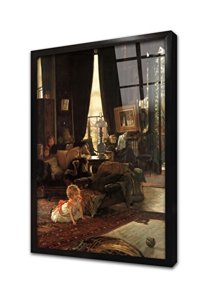 Tablosan Tablou din sticlă înrămată Hide And Seek 30x40 Cm