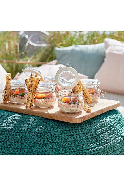 IKEA KORKEN Jar with lid, clear glass, 13 cl