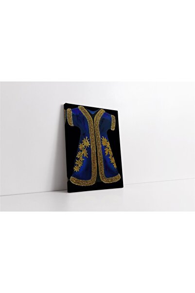 Tablosan Pictură pe pânză cu caftanul prințului din lână albastră