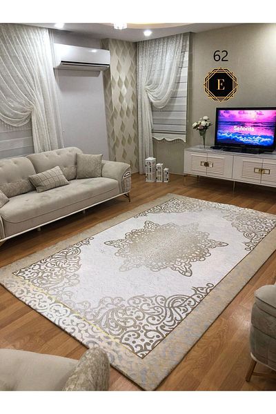 LİMAY Husa de covor din catifea fara burete - elastica si subtire lavabila - pentru camera de zi si cresa