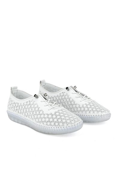 Ziya Pantofi de damă din piele naturală 1511010 z02 Alb