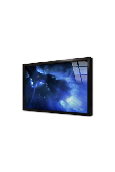 Tablosan Pictură pe sticlă înrămată cu imagini ale telescopului spațial 30x40 cm