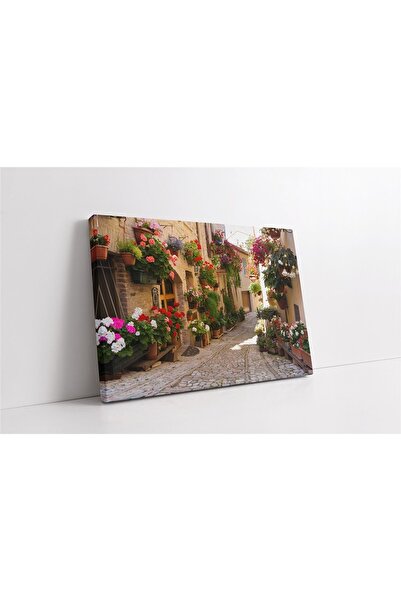 Tablosan Pictură pe pânză cu case din piatră din Marea Mediterană