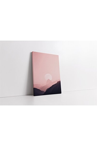 Tablosan Tablou pe pânză cu peisaj natural roz