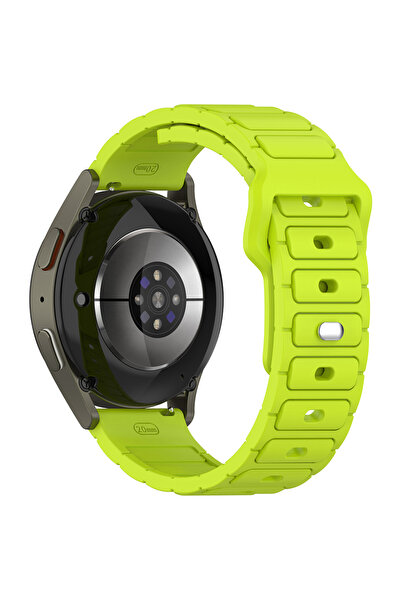 zore Galaxy Watch 46mm Asma Krd-132 22mm Silicone Band Strap - Green