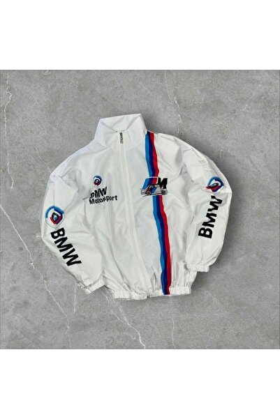 Lushen BMW Retro Motorcu Yağmurluk Rüzgarlık İnce Ceket