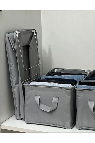 Myvenia 2 Pieces Impertex 45X25X20 Steel Closet Organizer Shelf Storage Foldable Clothing Organizer