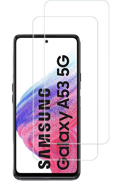 Glazef Samsung Galaxy A53 5g Uyumlu Tam Uyumlu Temperli Cam Ekran Koruyucu Kı...