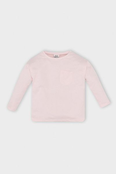 DeFacto Baby Girl Crew Neck Long Sleeve Solid Basic T-Shirt D0741A524Au