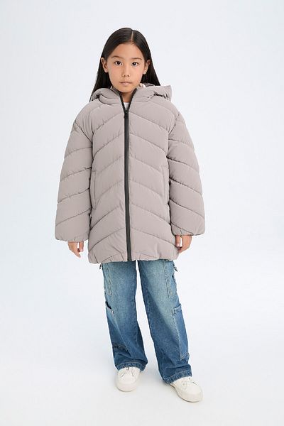 DeFacto Girl - Water Repellent Hooded Parka C8520A824Au