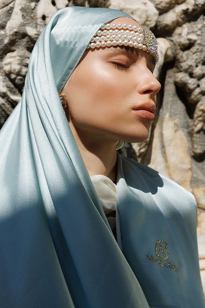 Mooncorn Σάλι Mint Yeşili Diamond Aura