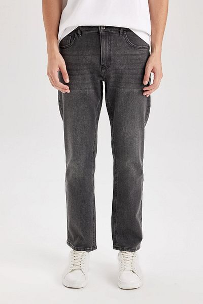 DeFacto Παντελόνι Sergio Regular Fit Jean - Κανονική μέση, πόδι σωλήνα D0028ax24au