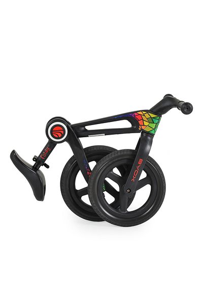OEM Folding Balance Bike, Age 2-5 Years, Byox Foldy Black, Adjustable Seat