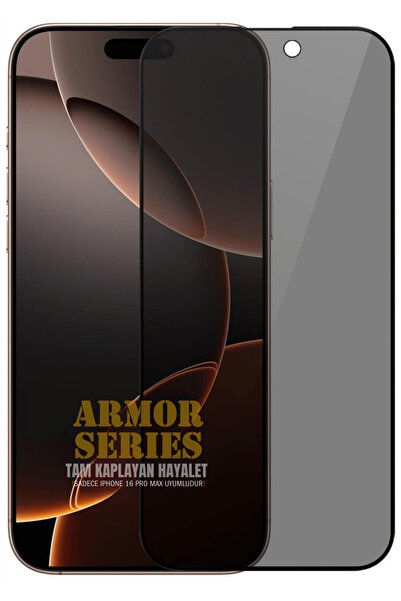 Evax (ARMOR HAYALET) Iphone 16 Pro Max Uyumlu Hizalama Aparatlı Hayalet Özell...