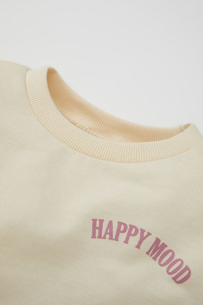 DeFacto Baby Girl Crew Neck Letter Printed Sweatshirt D0740A524Au