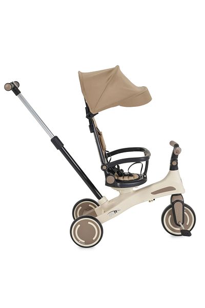 OEM Tricicleta copii 1-6 Ani, Pozitie de somn, Byox Juno Brown, Scaun rotativ