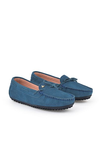 Ziya Pantofi de damă albastru din piele naturală 1511007 ZZ2001