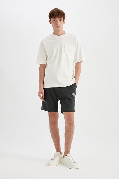 DeFacto Shorts mit normaler Passform und Marvel-Logo-Muster C5866AX24HS