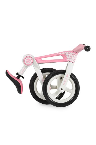 OEM Folding Balance Bike, Age 2-5 Years, Byox Foldy Pink, Adjustable Seat
