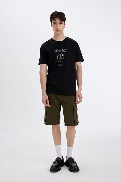 DeFacto Crew Neck Printed Regular Fit T-Shirt C6240AX24HS