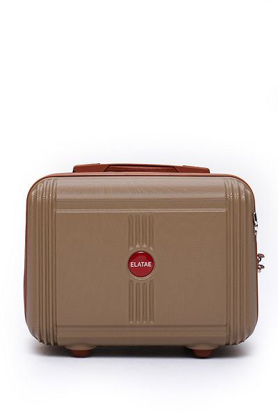 ELATAE Unbreakable Premium Women's Makeup Bag Shoulder Strap Password Hand Suitcase V303
