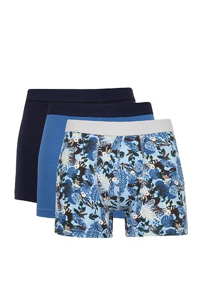 DeFacto Regular Fit Animal Printed Boxer 3 συσκευασιών C9537ax24wn