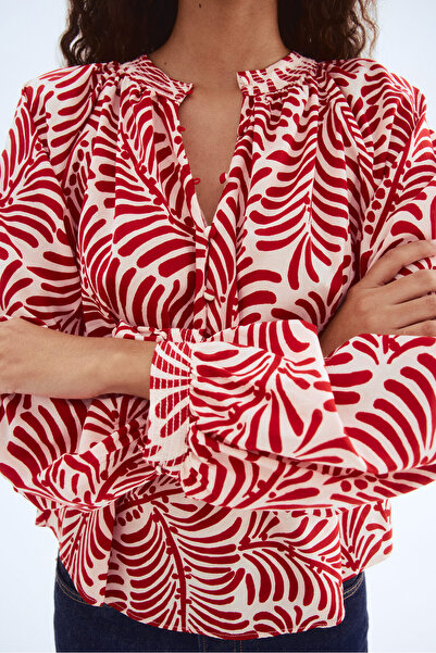 H&M Bant Yakalı Bluz