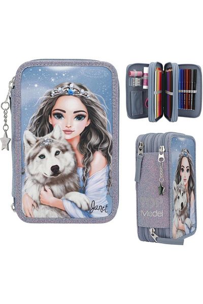 Top Model Wolf Triple Pencil Case