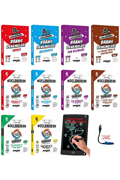 Ankara Yayıncılık 8 Sınıf LGS 2025 Tüm Dersler Branş Ve Konu Tekrar Denemeler...