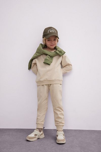 DeFacto Baby Boy 2-Piece Sweatpants with Elastic Waist and Legs A7460A524Wn