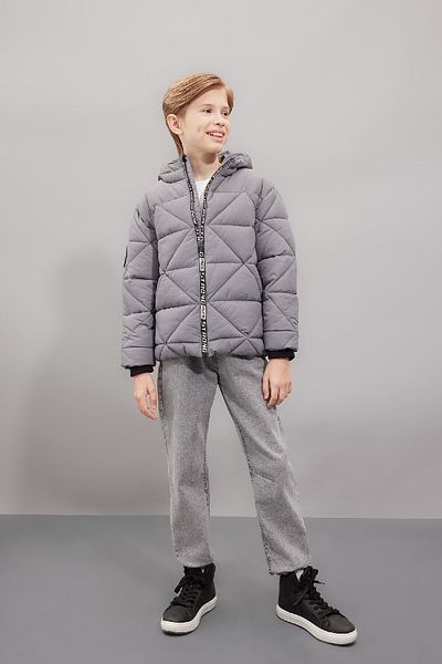 DeFacto Boy - Water Repellent, Hooded Zipper Pocket Coat C7385A824Wn