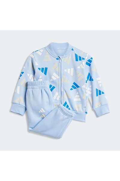 adidas Seasonal Essentials Logo Celebration Fleece Kids Tracksuit Set