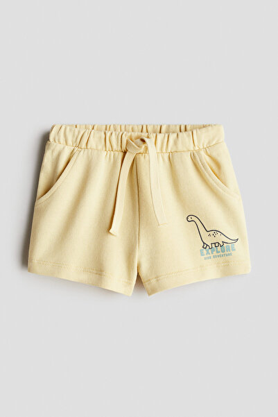 H&M Baskılı Sweatshirt Şort