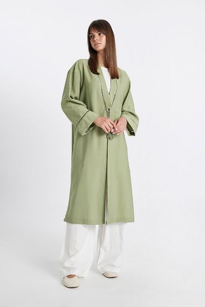 DeFacto Kimono mit entspannter Passform und Richterkragen - C9691AX24SM